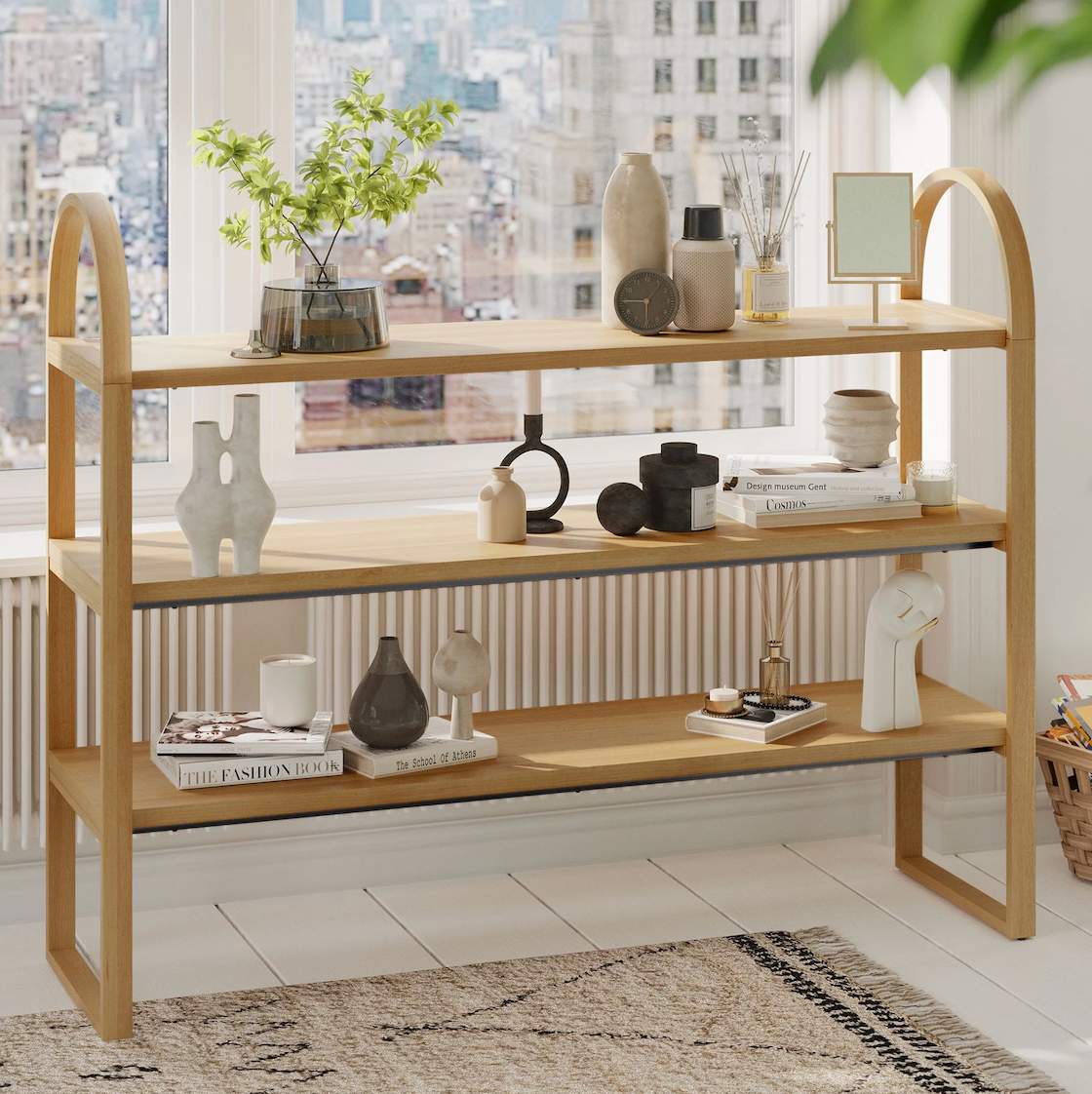 Beautiful 3-Shelf Open Bookcase